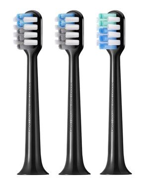 Сменные насадки для электрической зубной щетки Dr.BEI Sonic Q/WXQHXB03 3 шт. (Black) - 1