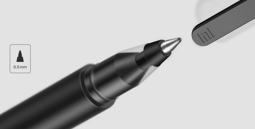 Толщина кончика гелевых ручек Xiaomi MI Jumbo Gel Ink Pen MJZXB02WC 