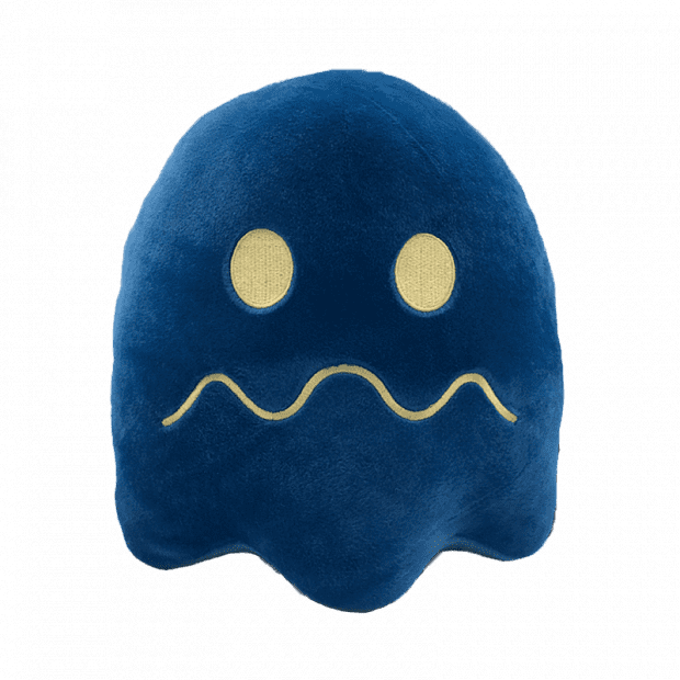 Мягкая игрушка Friendship Tour Bandai Genuine Pac-Man Doll Toy Ghost 30 cm. (Blue/Синий) 